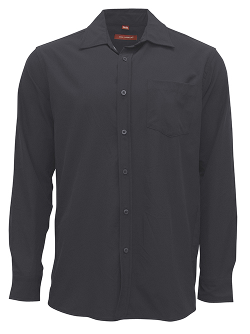 Entripy's top work pick for custom shirts. This black collard shirt is ideal to customize with logo for employees.