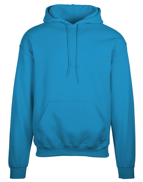 Popular Jerzees hooded custom sweatshirt with your logo embroidered for daily wear.