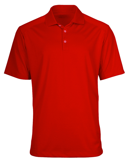 Displaying staff picked polo shirt as the favourite for custom apparel with company logo.